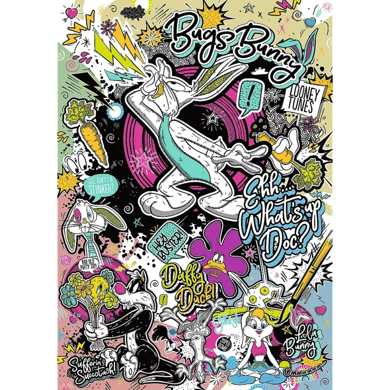TREFL PUZZLE Puzzle - 1000 Premium Plus - Looney Tunes FSC Mix 70% 12066