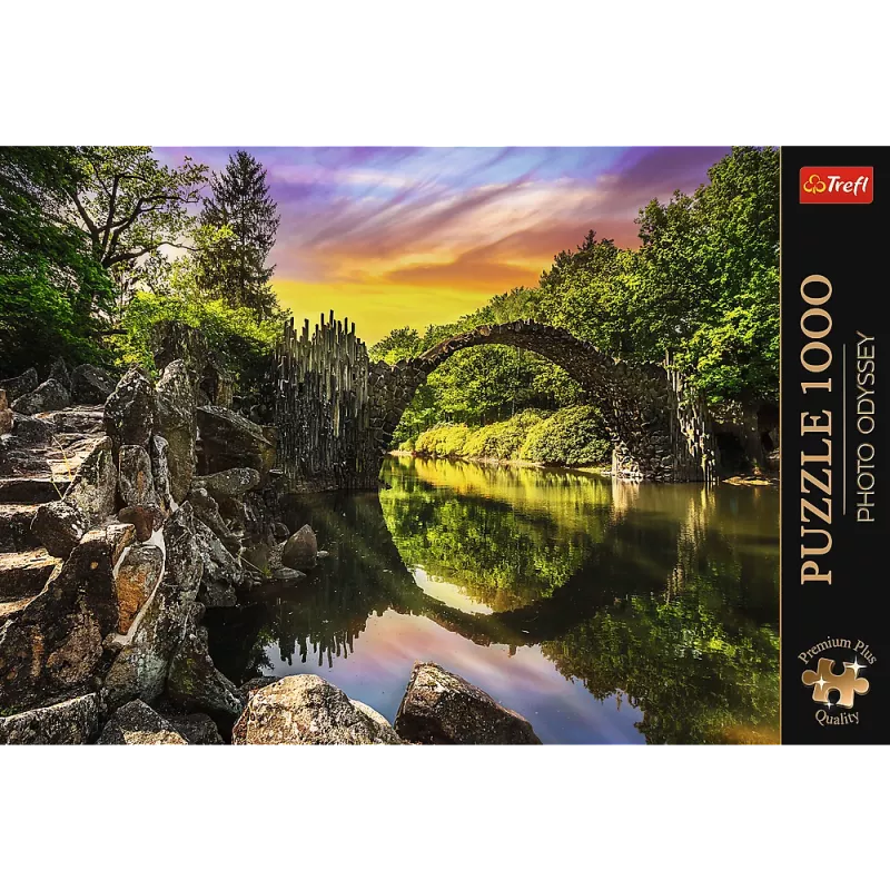 TREFL PUZZLE Puzzle – 1000 Premium Plus Rakotzbrücke in Kromlau, Niemcy Trefl 10811