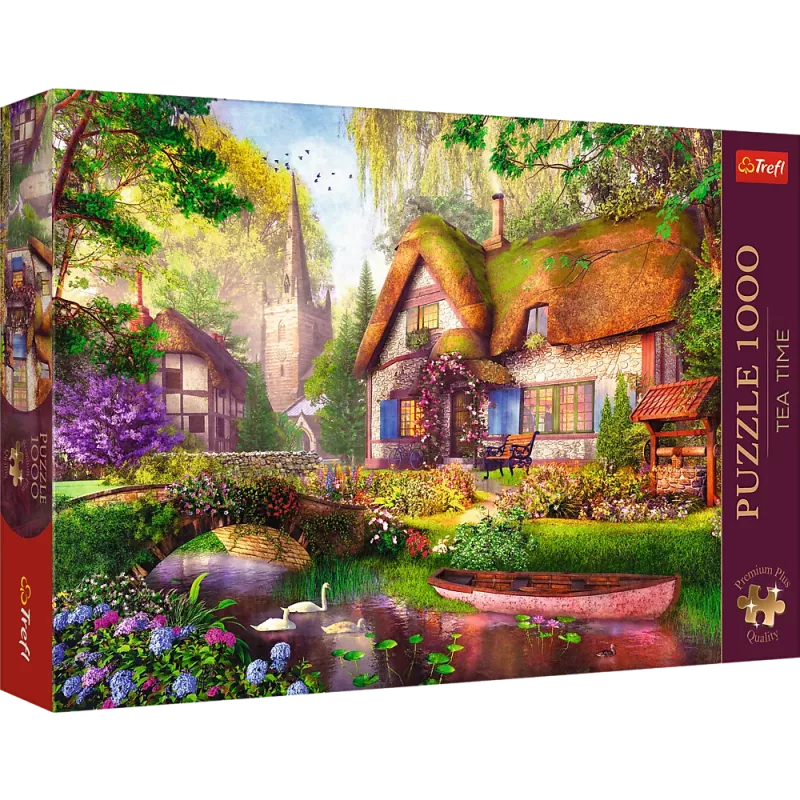 TREFL PUZZLE Puzzle - 1000 Premium Plus - Tea Time: A cottage in the forest Trefl 10804