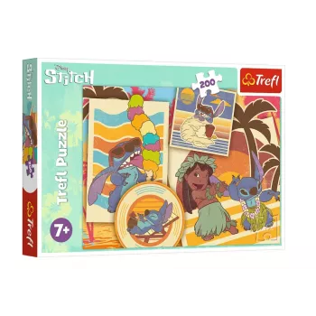 TREFL PUZZLE Puzzle 200 elementów Musical World Lilo i Stitch Trefl 13304