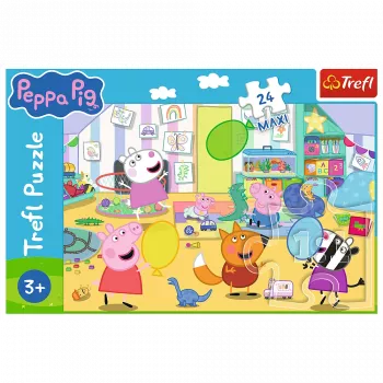 TREFL PUZZLE Puzzle 24 Maxi – Beautiful Peppa – Peppa Pig Trefl 14367