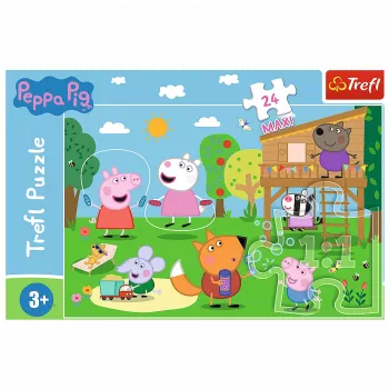 TREFL PUZZLE Puzzle - 24 Maxi - Fun in the Glade - Peppa Pig 14342