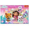 TREFL PUZZLE Puzzle – 24 Maxi – Gabby's Cat World – Trefl 14381