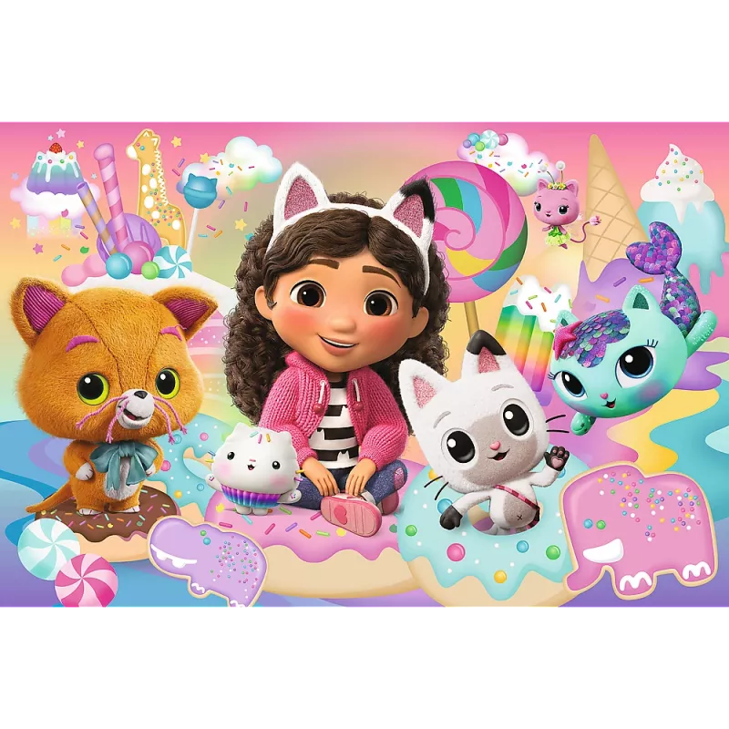 TREFL PUZZLE Puzzle – 24 Maxi – Gabby's Cat World – Trefl 14381
