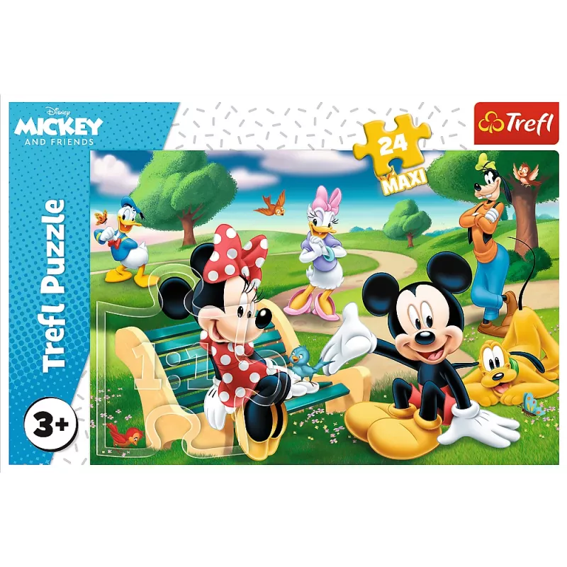 TREFL PUZZLE Puzzle - 24Maxi - Myszka Miki z przyjaciółmi - Disney Standard Characters