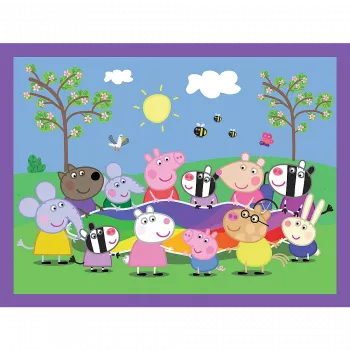 TREFL PUZZLE Puzzle - 2w1 + Memo - Wesołe chwile z Peppą Pig Trefl 25885