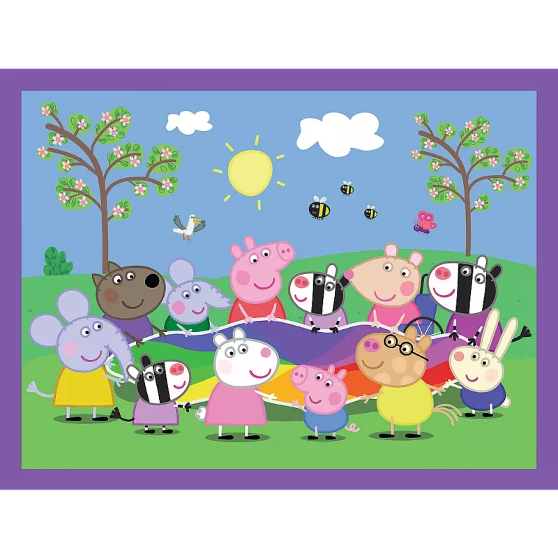 TREFL PUZZLE Puzzle - 2w1 + Memo - Wesołe chwile z Peppą Pig Trefl 25885