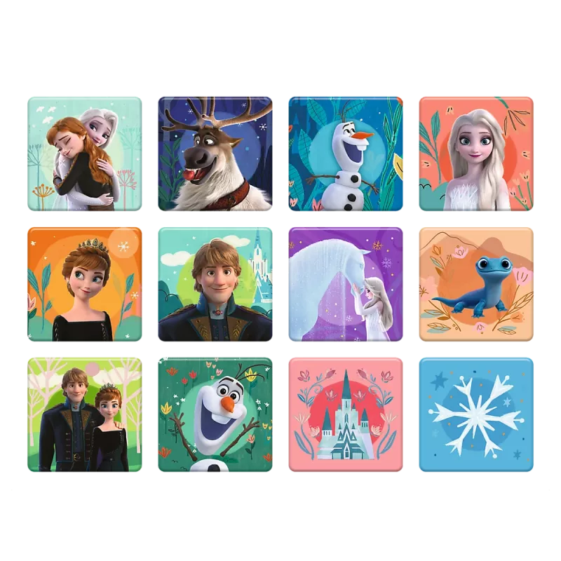 TREFL PUZZLE Puzzle - 2w1 + Memos Księżniczki w swojej krainie - Disney Kraina Lodu 2 93335
