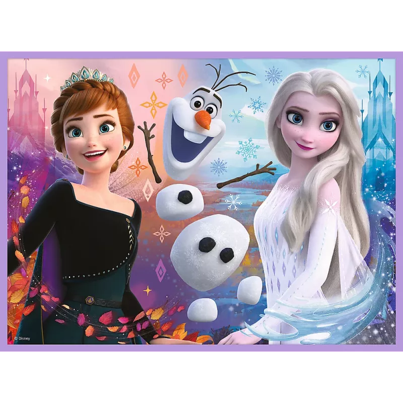 TREFL PUZZLE Puzzle - 2w1 + Memos Księżniczki w swojej krainie - Disney Kraina Lodu 2 93335