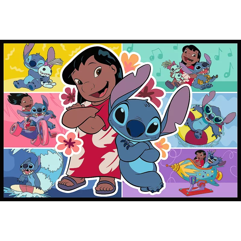 TREFL PUZZLE Puzzle - 2x200 - Stitch's Merry Life - Disney Lilo and Stitch 13334
