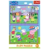 TREFL PUZZLE Puzzle - 2x24 - Peppa na placu zabaw - Peppa Pig 34435