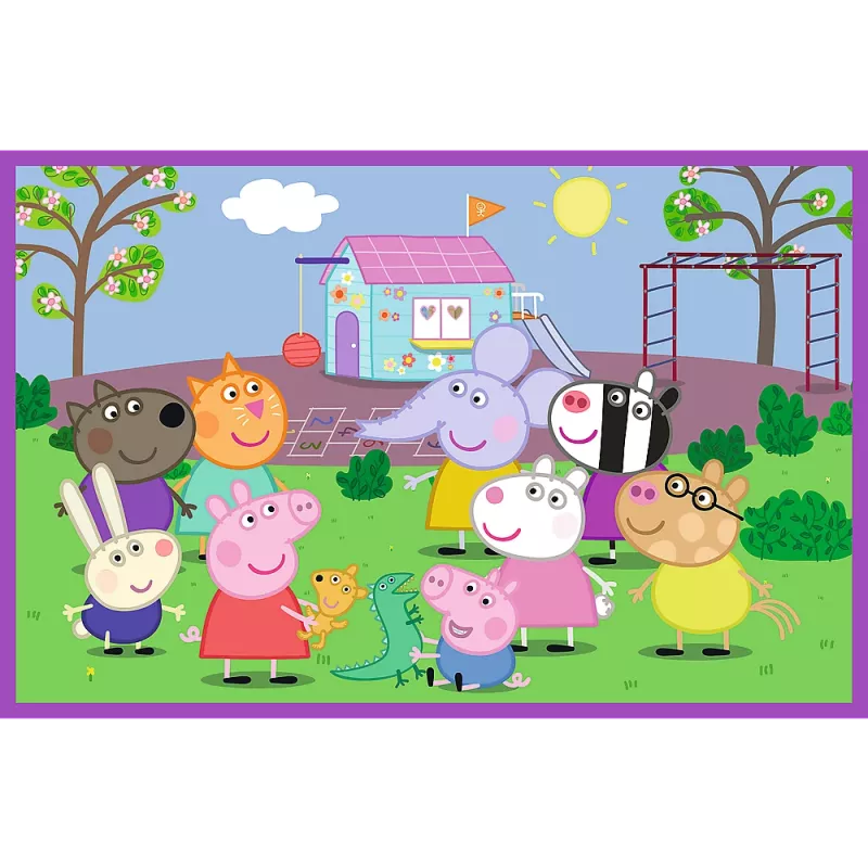 TREFL PUZZLE Puzzle - 2x24 - Peppa na placu zabaw - Peppa Pig 34435