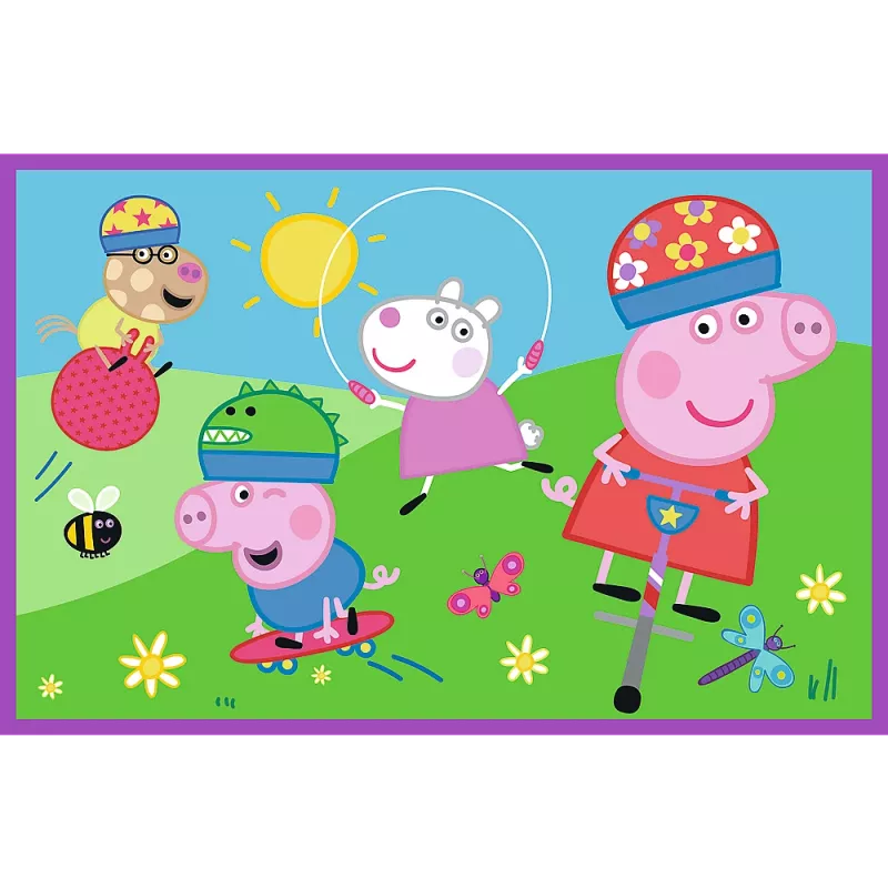 TREFL PUZZLE Puzzle - 2x24 - Peppa na placu zabaw - Peppa Pig 34435