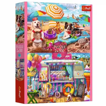 TREFL PUZZLE Puzzle - 2x500 - Holiday Time Trefl 37533