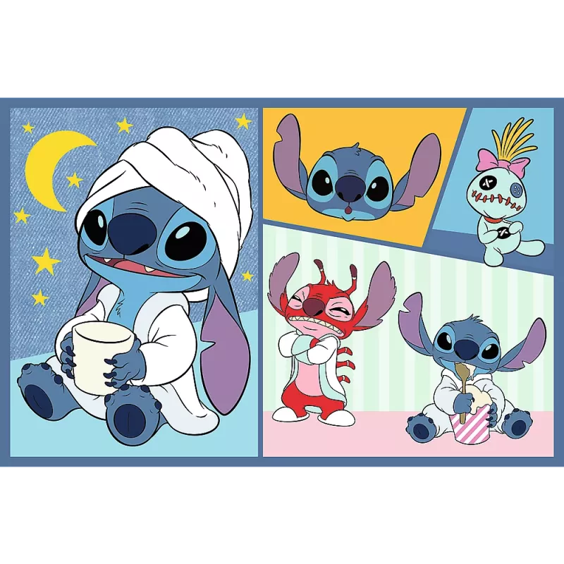 TREFL PUZZLE Puzzle 2x70 There's no boredom with Stitch Disney Lilo Stitch Trefl 34444