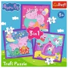 TREFL PUZZLE Puzzle - 3 w 1 - Nawyki Świnki Peppy Trefl 34893