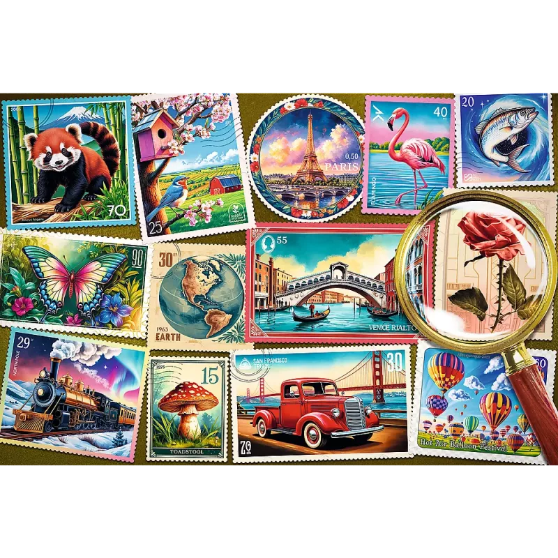 TREFL PUZZLE Puzzle - 300 EasyPiece - Trefl Postage Stamps 23100