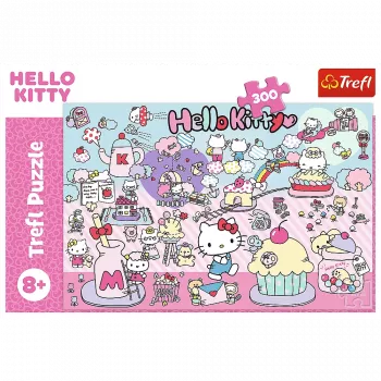 TREFL PUZZLE Puzzle – 300 elementów – Odkryj świat Hello Kitty – Hello Kitty Trefl 23031