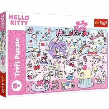 TREFL PUZZLE Puzzle – 300 elementów – Odkryj świat Hello Kitty – Hello Kitty Trefl 23031