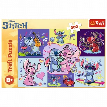 TREFL PUZZLE Puzzle – 300 elementów – Spirited Stitch – Disney Lilo i Stitch Trefl 23033