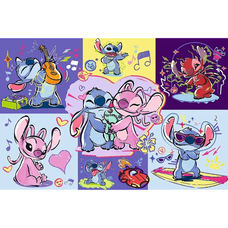 TREFL PUZZLE Puzzle – 300 elementów – Spirited Stitch – Disney Lilo i Stitch Trefl 23033