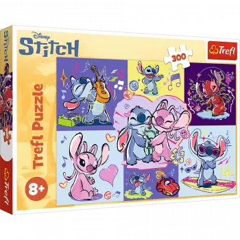 TREFL PUZZLE Puzzle – 300 elementów – Spirited Stitch – Disney Lilo i Stitch Trefl 23033