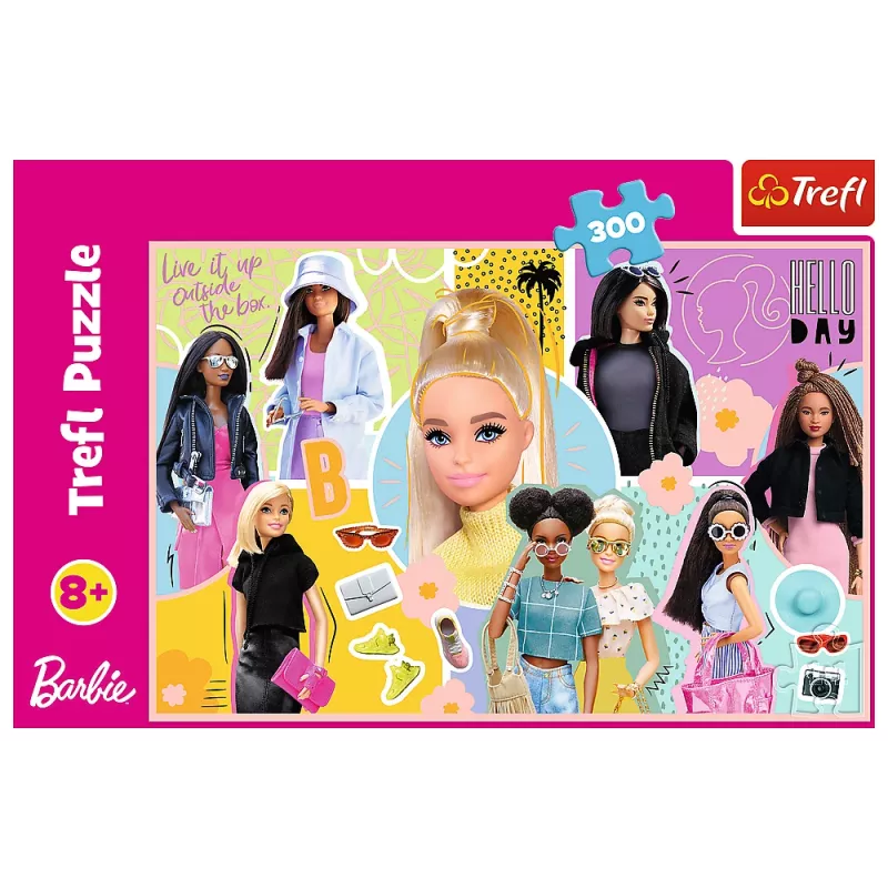 TREFL PUZZLE Puzzle - 300 - Your Favorite Barbie - Mattel, Barbie 23025