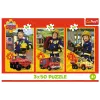 TREFL PUZZLE Puzzle - 3x50 - Fireman Sam Fire Station Crew