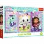 TREFL PUZZLE Puzzle 3x50 - Poznaj Gabby i Domek Gabby Trefl 34876