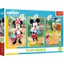 TREFL PUZZLE Puzzle - 3x50 - Myszy na wakacjach Disney Trefl 34881