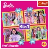 TREFL PUZZLE Puzzle - 4 w 1 - Happy World of Barbie Trefl 34626