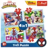 TREFL PUZZLE Puzzle - 4w1 (12, 15, 20, 24) - Ekipa Spidaya 34611