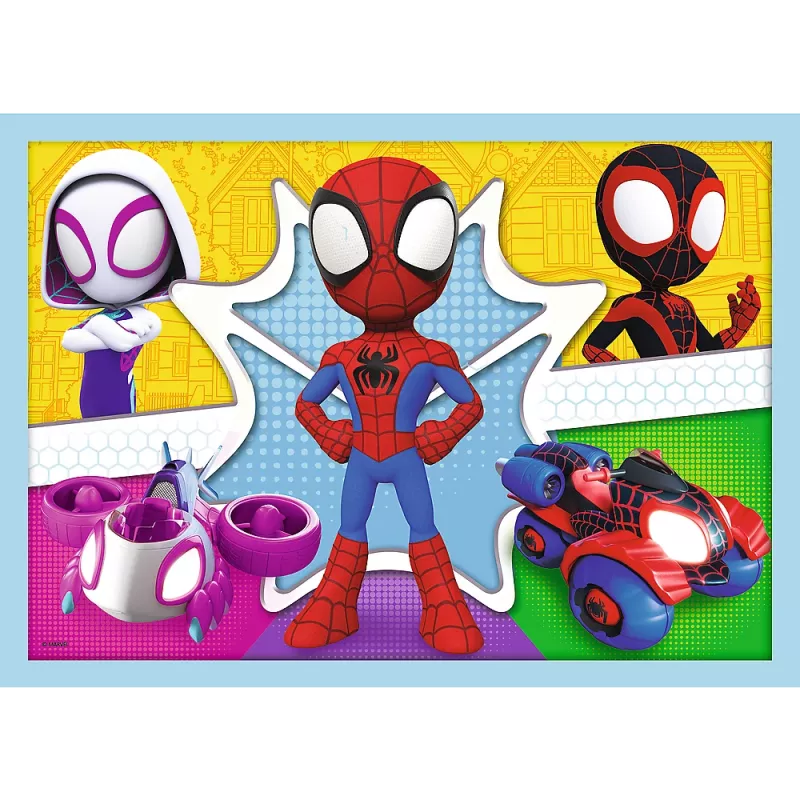 TREFL PUZZLE Puzzle - 4w1 (12, 15, 20, 24) - Ekipa Spidaya 34611