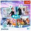 TREFL PUZZLE Puzzle - 4w1 (12, 15, 20, 24) - The Amazing World of Frozen - Trefl 34381