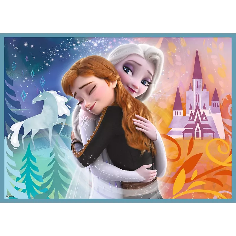 TREFL PUZZLE Puzzle - 4w1 (12, 15, 20, 24) - The Amazing World of Frozen - Trefl 34381