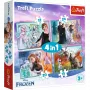 TREFL PUZZLE Puzzle - 4w1 (12, 15, 20, 24) - The Amazing World of Frozen - Trefl 34381