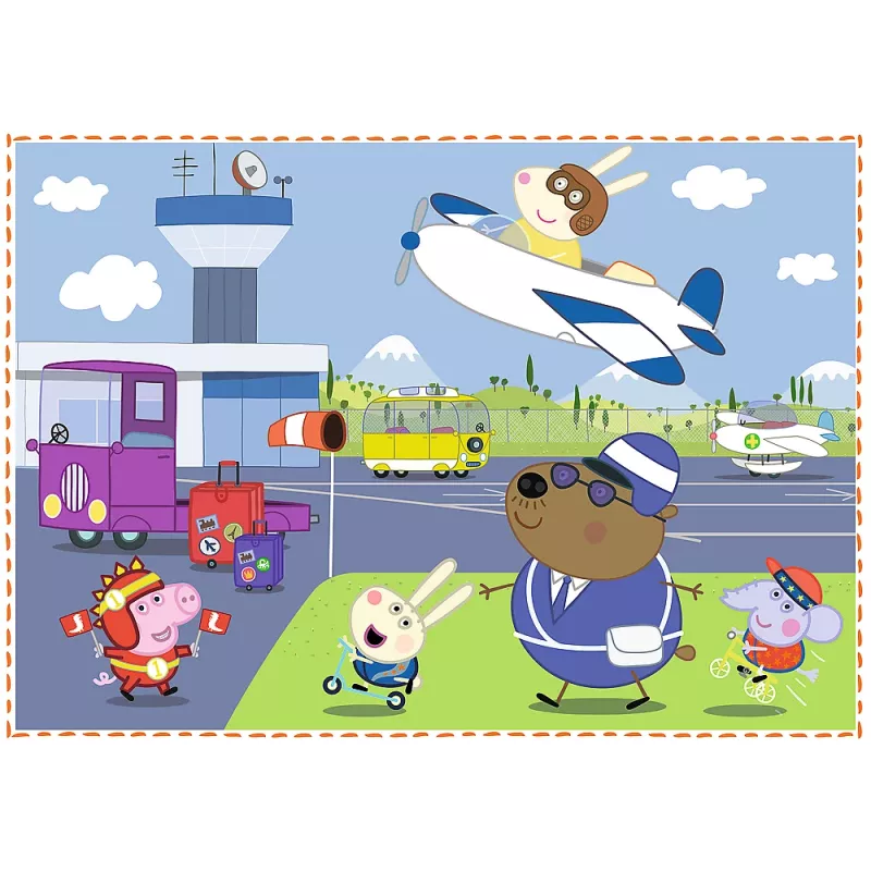 TREFL PUZZLE Puzzle 4w1 Holiday Memories Peppa Pig 34359