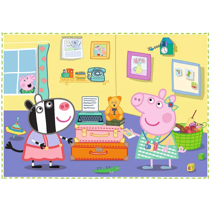 TREFL PUZZLE Puzzle 4w1 Holiday Memories Peppa Pig 34359