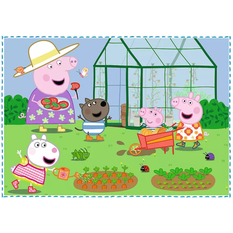TREFL PUZZLE Puzzle 4w1 Holiday Memories Peppa Pig 34359