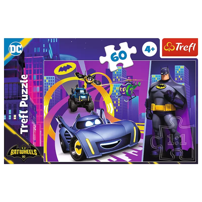 TREFL PUZZLE Puzzle - 60 - Batman i jego pojazdy