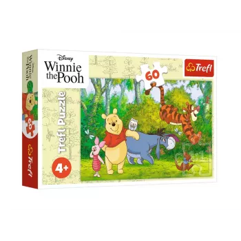 TREFL PUZZLE Puzzle 60 Yummy Honey Disney Kubuś Puchatek Trefl 17411