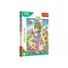 TREFL PUZZLE Puzzle z Brokatem Treflik Family 100 el. Brokat Trefliki Trefl 14833