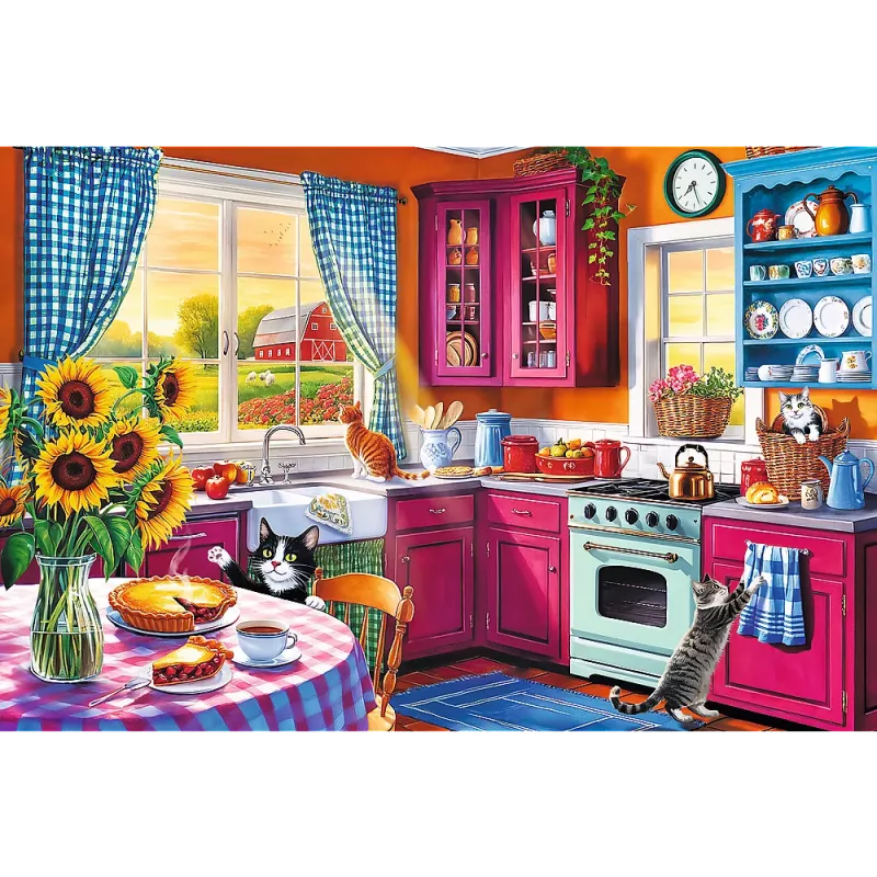 TREFL PUZZLE Puzzles - 300 Easy Piece - Morning in the Kitchen FSC Mix 70% 23102