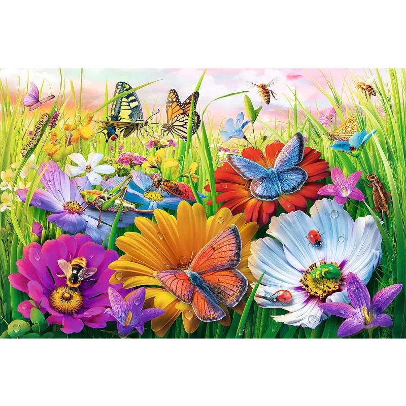 TREFL PUZZLE Puzzles - 300 EasyPiece - Owady na Łące Trefl 23103