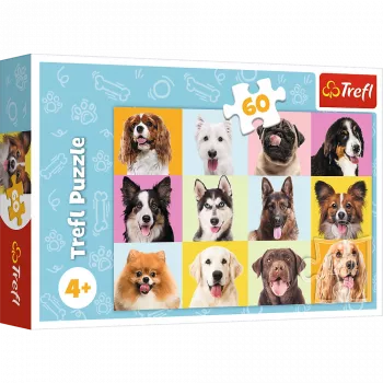 TREFL PUZZLE Puzzles - 60 - Sweet puppies
