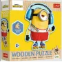 TREFL PUZZLE Drewniane Puzzle Konturowe - Crazy Minion 50 Elementów Trefl 25974