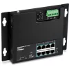 TRENDnet TI-PG102F Przemysłowy 8-portowy przełącznik Gigabit PoE+ (240W, szyna DIN, IP30, bez wentylatora)