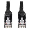 Tripp Lite N261-025-BK Cat6a 10G Snagless UTP Ethernet Cable (RJ45 M/M) - Black 25 ft
