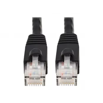 Tripp Lite N261-025-BK Cat6a 10G Snagless UTP Ethernet Cable (RJ45 M/M) - Black 25 ft