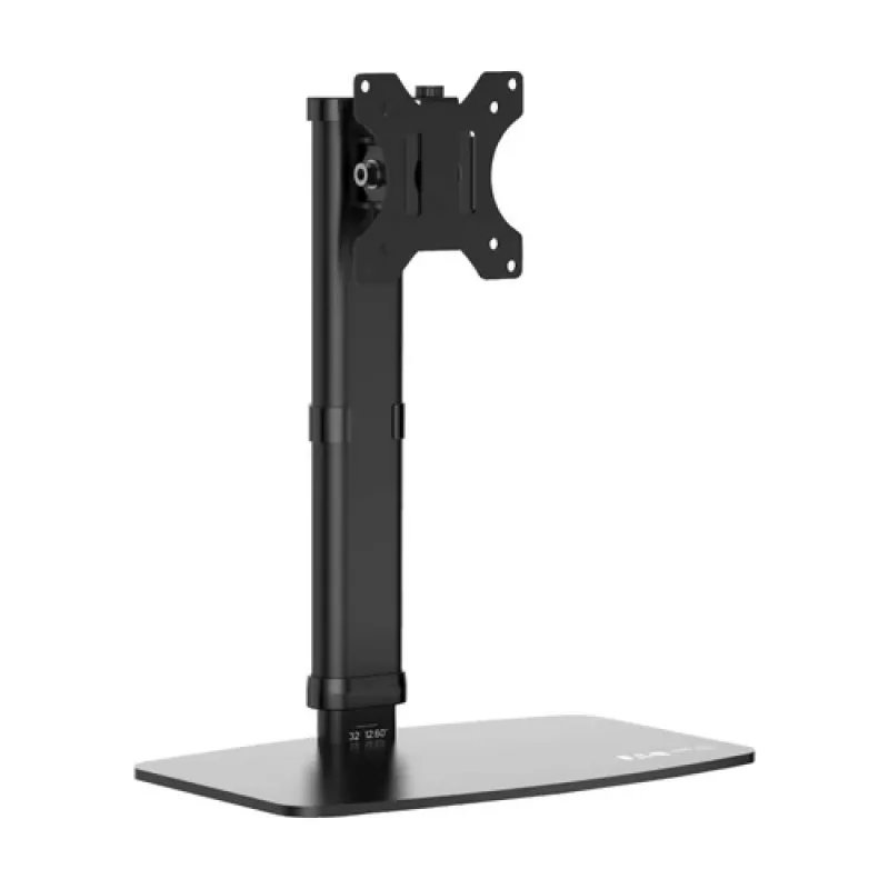 Podstawa pod monitor Tripp Single-Display - z regulacją wysokości, 17-27 cali - zestaw montażowy - do monitora - stal - czarny - rozmiar ekranu: 43,2-68,6 cm (17-27)